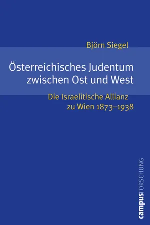 Österreichisches Judentum zwischen Ost und West