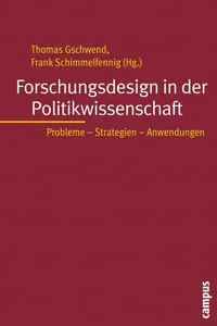 Forschungsdesign in der Politikwissenschaft_cover