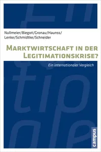 Marktwirtschaft in der Legitimationskrise?_cover