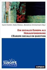 Ein soziales Europa als Herausforderung. L'Europe sociale en question_cover