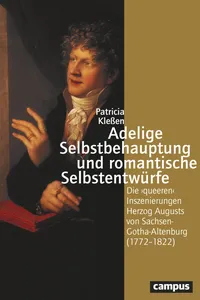 Adelige Selbstbehauptung und romantische Selbstentwürfe_cover