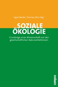 Soziale Ökologie_cover