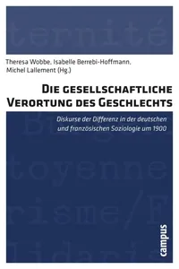 Die gesellschaftliche Verortung des Geschlechts_cover