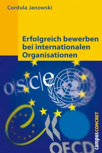 Erfolgreich bewerben bei internationalen Organisationen_cover