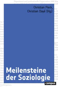 Meilensteine der Soziologie_cover