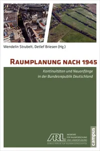 Raumplanung nach 1945_cover