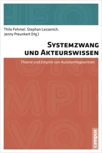 Systemzwang und Akteurswissen_cover