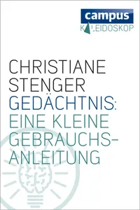 Gedächtnis: Eine kleine Gebrauchsanleitung_cover