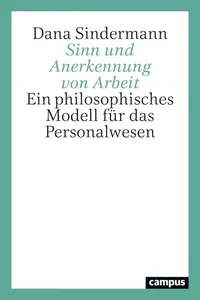 Sinn und Anerkennung von Arbeit_cover