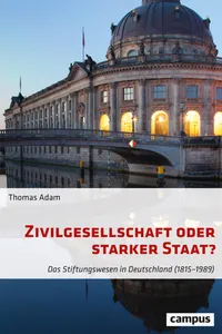 Zivilgesellschaft oder starker Staat?_cover