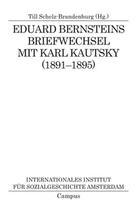 Eduard Bernsteins Briefwechsel mit Karl Kautsky_cover