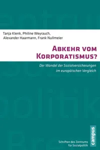 Abkehr vom Korporatismus?_cover