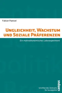 Ungleichheit, Wachstum und Soziale Präferenzen_cover