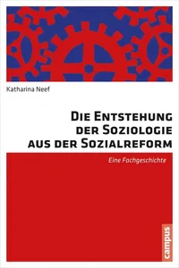 Die Entstehung der Soziologie aus der Sozialreform_cover