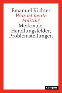 Was ist heute Politik?_cover