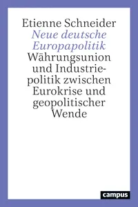 Neue deutsche Europapolitik_cover