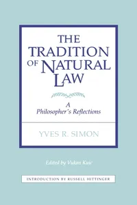 The Tradition of Natural Law_cover