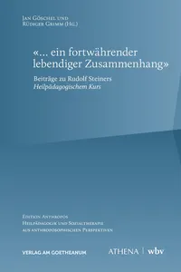 «... ein fortwährender lebendiger Zusammenhang»_cover