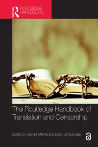 The Routledge Handbook of Translation and Censorship_cover