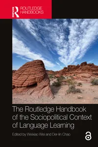 The Routledge Handbook of the Sociopolitical Context of Language Learning_cover