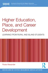 Higher Education, Place, and Career Development_cover