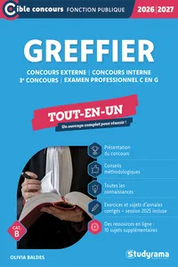 Greffier - Tout-en-un - Catégorie B - Concours 2026-2027_cover
