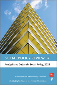 Social Policy Review 37_cover