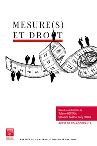 Mesur et droit_cover