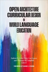 Open Architecture Curricular Design in World Language Education_cover