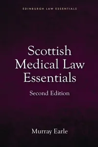 Scottish Medical Law Essentials, 2nd edition_cover