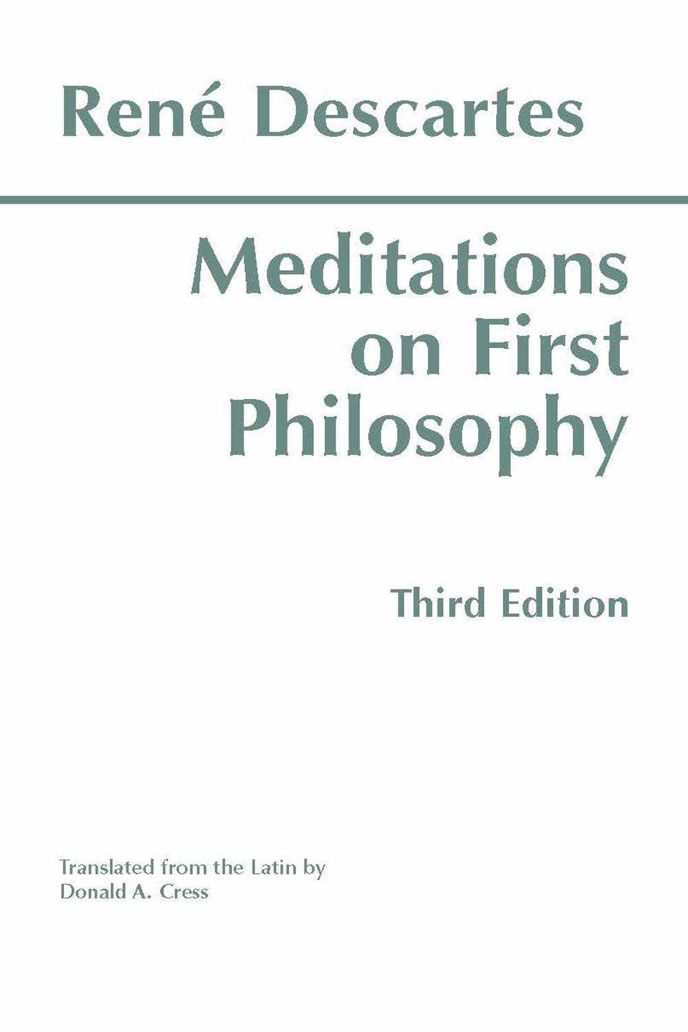 PDF] Meditations on First Philosophy by René Descartes, 3rd