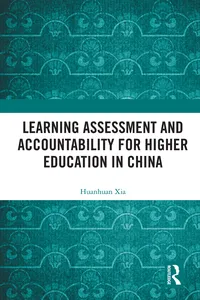 Learning Assessment and Accountability for Higher Education in China_cover