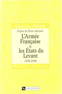 L’Armée française et les États du Levant_cover