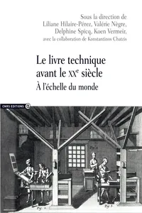 Le livre technique avant le XXe siècle_cover