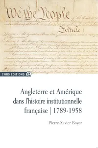 Angleterre et Amérique dans l’histoire institutionnelle française_cover