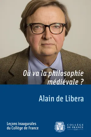 Où va la philosophie médiévale ?
