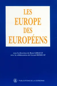 Les Europe des Européens_cover