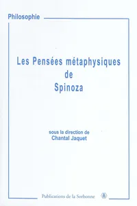 Les Pensées métaphysiques de Spinoza