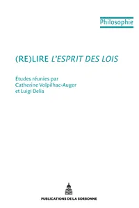 (Re)lire L’Esprit des lois_cover