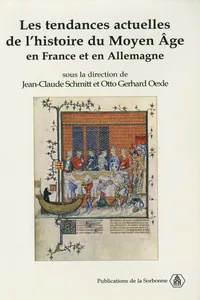 Les tendances actuelles de l’histoire du Moyen Âge en France et en Allemagne_cover