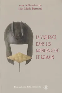 La violence dans les mondes grec et romain_cover