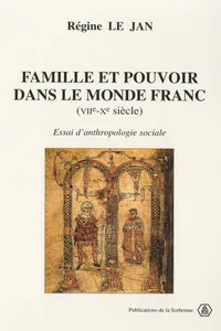 Famille et pouvoir dans le monde franc_cover