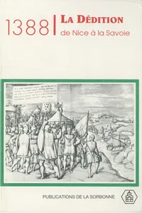 1388, La Dédition de Nice à la Savoie_cover