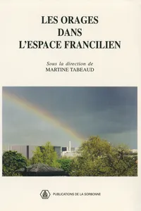 Les orages dans l’espace francilien_cover