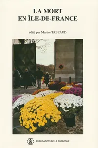 La mort en Île-de-France_cover