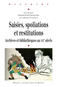 Saisies, spoliations, restitutions_cover
