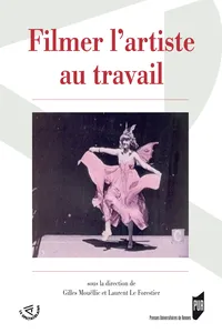 Filmer l'artiste au travail_cover