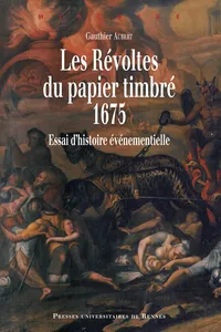 Les révoltes du papier timbré, 1675_cover