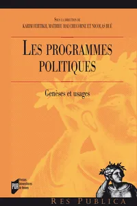 Les programmes politiques_cover