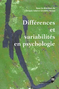 Différences et variabilités en psychologie_cover